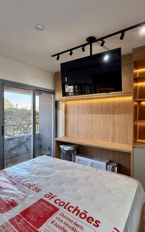 Studio à venda com 24m², 1 quarto e sem vaga Studio à venda com 24m², 1 quarto e sem vagaQuarto