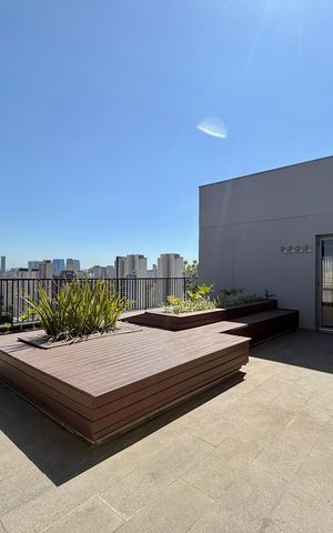 Studio à venda com 24m², 1 quarto e sem vaga Studio à venda com 24m², 1 quarto e sem vagaTerraço