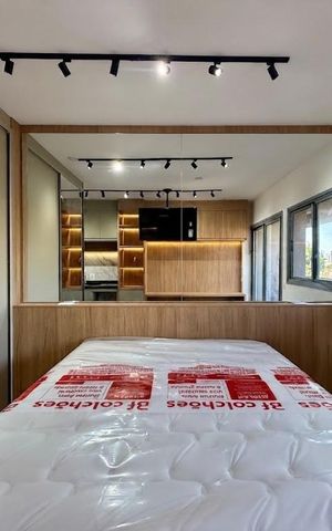Studio à venda com 24m², 1 quarto e sem vaga Studio à venda com 24m², 1 quarto e sem vagaQuarto