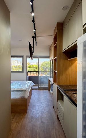 Studio à venda com 24m², 1 quarto e sem vaga Studio à venda com 24m², 1 quarto e sem vagaCozinha