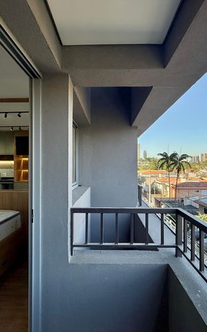 Studio à venda com 24m², 1 quarto e sem vaga Studio à venda com 24m², 1 quarto e sem vagaSacada