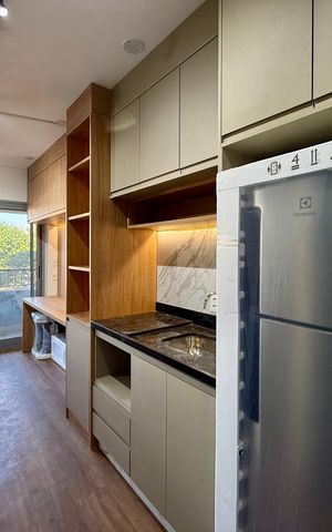 Studio à venda com 24m², 1 quarto e sem vaga Studio à venda com 24m², 1 quarto e sem vagaCozinha