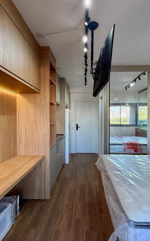 Studio à venda com 24m², 1 quarto e sem vaga Studio à venda com 24m², 1 quarto e sem vagaQuarto