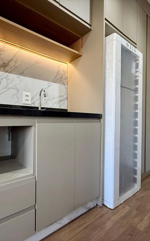 Studio à venda com 24m², 1 quarto e sem vaga Studio à venda com 24m², 1 quarto e sem vagaCozinha