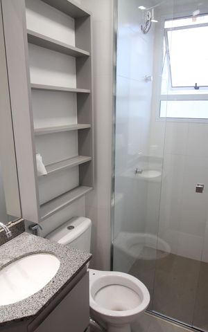 Apartamento para alugar com 57m², 2 quartos e 1 vagaBanheiro
