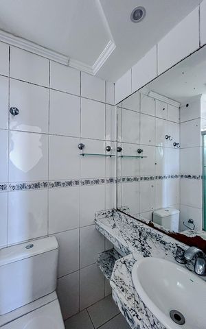 Apartamento para alugar com 64m², 3 quartos e 2 vagasBanheiro da Suíte