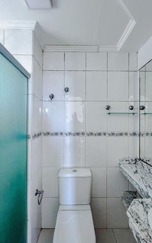 Apartamento para alugar com 64m², 3 quartos e 2 vagasBanheiro da Suíte