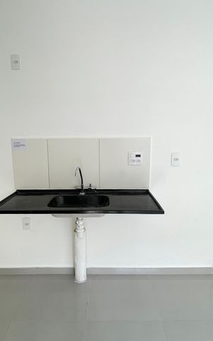 Apartamento para alugar com 35m², 2 quartos e sem vaga Apartamento para alugar com 35m², 2 quartos e sem vagaCozinha e Área de Serviço