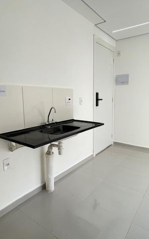 Apartamento para alugar com 35m², 2 quartos e sem vaga Apartamento para alugar com 35m², 2 quartos e sem vagaCozinha e Área de Serviço