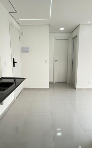Apartamento para alugar com 35m², 2 quartos e sem vaga Apartamento para alugar com 35m², 2 quartos e sem vagaCozinha e Área de Serviço