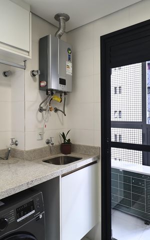 Apartamento à venda com 132m², 3 quartos e 2 vagas Apartamento à venda com 132m², 3 quartos e 2 vagasLavanderia