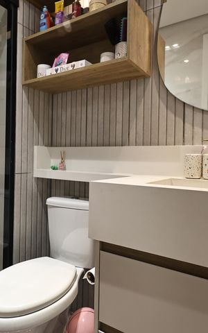 Apartamento à venda com 132m², 3 quartos e 2 vagas Apartamento à venda com 132m², 3 quartos e 2 vagasBanheiro da suíte 2