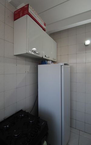 Apartamento à venda com 77m², 2 quartos e 1 vagaCozinha e Área de Serviço