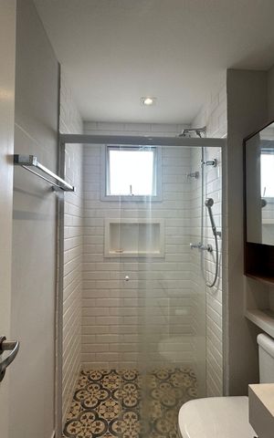Apartamento para alugar com 63m², 2 quartos e 1 vaga Apartamento para alugar com 63m², 2 quartos e 1 vagaBanheiro da Suíte