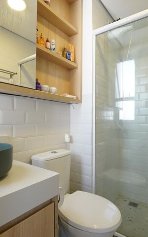 Studio para alugar com 31m², 1 quarto e sem vagaBanheiro