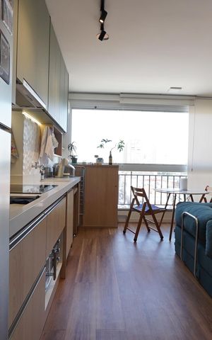 Studio para alugar com 31m², 1 quarto e sem vagaCozinha