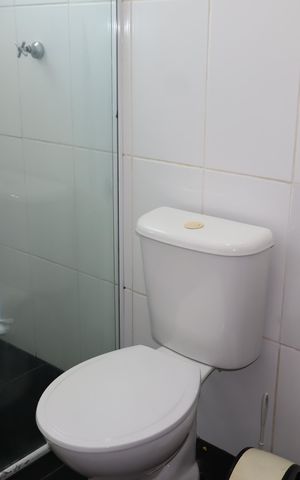 Casa para alugar com 45m², 2 quartos e 1 vagaBanheiro da Suíte 1