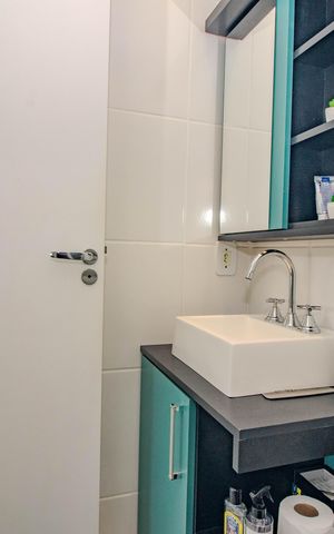 Apartamento à venda com 52m², 2 quartos e 1 vaga Apartamento à venda com 52m², 2 quartos e 1 vagaBanheiro da Suíte