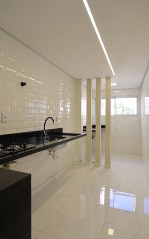 Apartamento para alugar com 58m², 2 quartos e 1 vagaCozinha e Área de Serviço