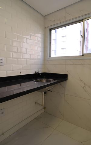 Apartamento para alugar com 58m², 2 quartos e 1 vagaCozinha e Área de Serviço