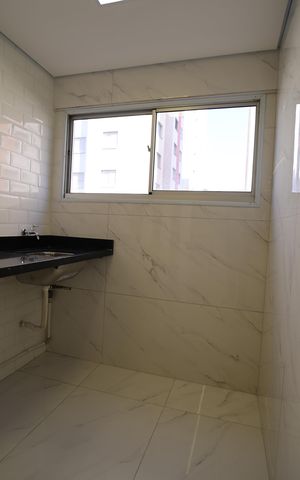 Apartamento para alugar com 58m², 2 quartos e 1 vagaCozinha e Área de Serviço