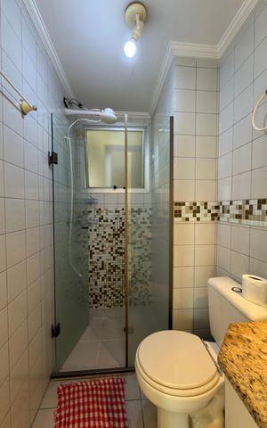 Apartamento à venda com 65m², 3 quartos e 2 vagas Apartamento à venda com 65m², 3 quartos e 2 vagasBanheiro Social