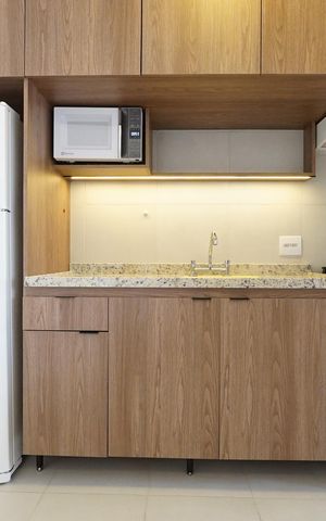 Apartamento à venda com 60m², 1 quarto e 1 vagaCozinha