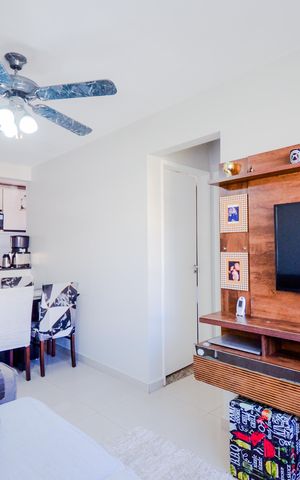 Apartamento à venda com 45m², 2 quartos e 1 vagaSala