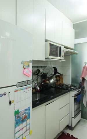 Apartamento para alugar com 52m², 2 quartos e 1 vaga Apartamento para alugar com 52m², 2 quartos e 1 vagaCozinha e Área de Serviço