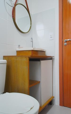 Apartamento para alugar com 55m², 2 quartos e 1 vagaBanheiro