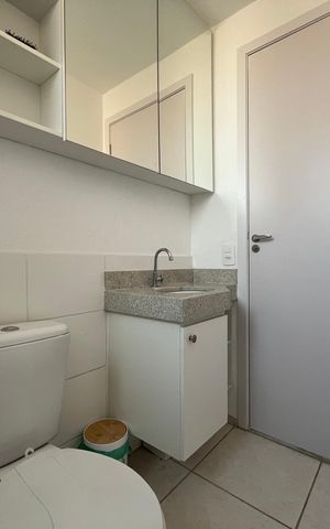Apartamento para alugar com 46m², 1 quarto e 1 vagaBanheiro