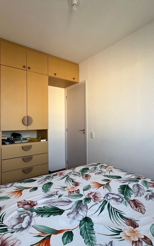 Apartamento para alugar com 46m², 1 quarto e 1 vagaQuarto
