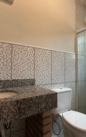 Casa de condomínio para alugar com 40m², 1 quarto e sem vaga Casa de condomínio para alugar com 40m², 1 quarto e sem vagaBanheiro da Suíte