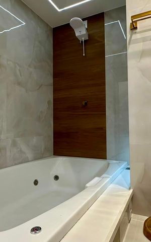 Apartamento à venda com 115m², 4 quartos e 3 vagas Apartamento à venda com 115m², 4 quartos e 3 vagasBanheira de hidromassagem
