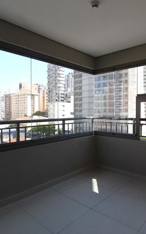 Studio para alugar com 41m², 1 quarto e sem vagaVaranda