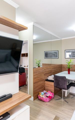 Apartamento à venda com 55m², 2 quartos e 1 vaga Apartamento à venda com 55m², 2 quartos e 1 vagaSala