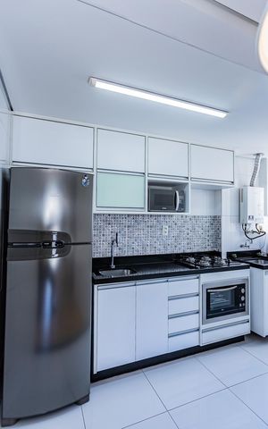 Apartamento à venda com 50m², 2 quartos e 1 vagaCozinha e Área de Serviço