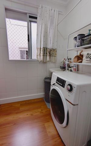 Apartamento à venda com 62m², 2 quartos e 1 vaga Apartamento à venda com 62m², 2 quartos e 1 vagaÁrea de serviço