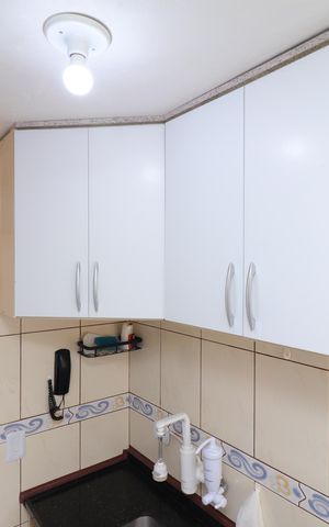 Apartamento para alugar com 45m², 2 quartos e 1 vagaCozinha - Armários