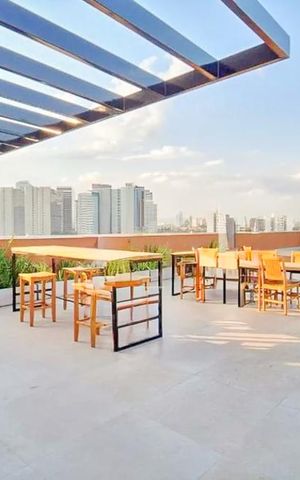 Studio para alugar com 26m², 1 quarto e sem vagaÁrea comum - Churrasqueira