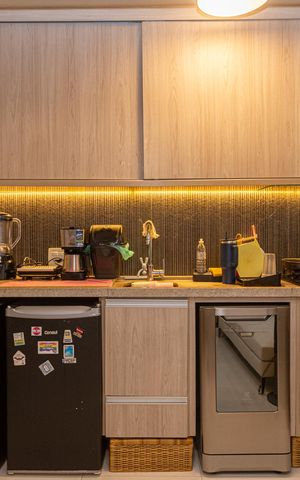 Apartamento à venda com 39m², 1 quarto e 1 vaga Apartamento à venda com 39m², 1 quarto e 1 vagaCozinha