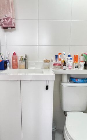 Apartamento à venda com 33m², 2 quartos e sem vaga Apartamento à venda com 33m², 2 quartos e sem vagaBanheiro