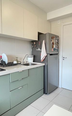 Apartamento à venda com 33m², 2 quartos e sem vaga Apartamento à venda com 33m², 2 quartos e sem vagaCozinha e Área de Serviço