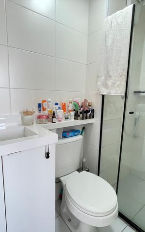 Apartamento à venda com 33m², 2 quartos e sem vaga Apartamento à venda com 33m², 2 quartos e sem vagaBanheiro
