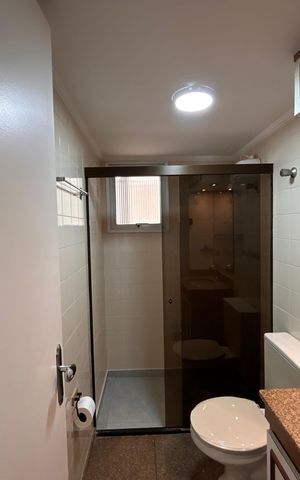 Apartamento para alugar com 150m², 2 quartos e 2 vagas Apartamento para alugar com 150m², 2 quartos e 2 vagasBanheiro social