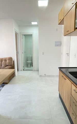 Apartamento para alugar com 38m², 2 quartos e sem vaga Apartamento para alugar com 38m², 2 quartos e sem vagaCozinha e Área de Serviço