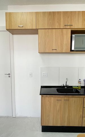 Apartamento para alugar com 38m², 2 quartos e sem vaga Apartamento para alugar com 38m², 2 quartos e sem vagaCozinha e Área de Serviço