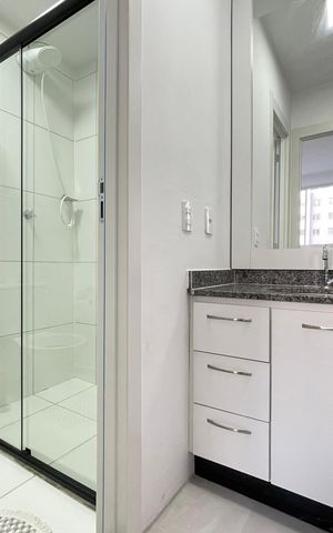Apartamento para alugar com 38m², 2 quartos e sem vaga Apartamento para alugar com 38m², 2 quartos e sem vagaBanheiro