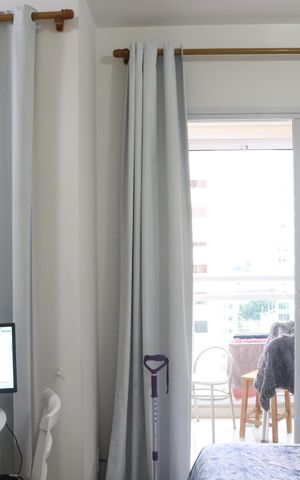Studio para alugar com 36m², 1 quarto e 1 vagaQuarto