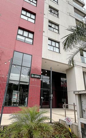 Studio para alugar com 36m², 1 quarto e 1 vagaFachada 